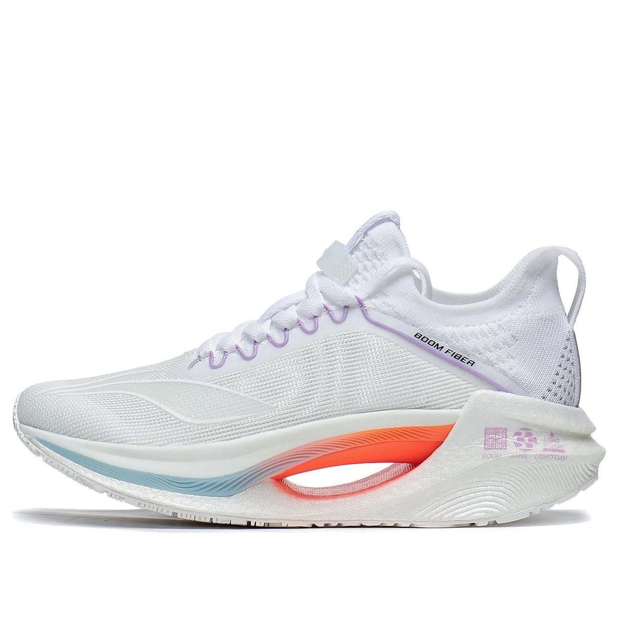 (WMNS) Li-Ning Essential 'White Purple Orange' ARRT008-13 sold by KicksCrew