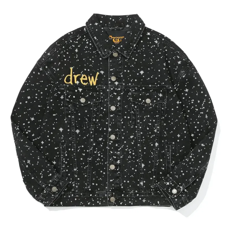 Drew House Denim Trucker Jacket 'Starry Night' DR-FW21-118 sold by KicksCrew