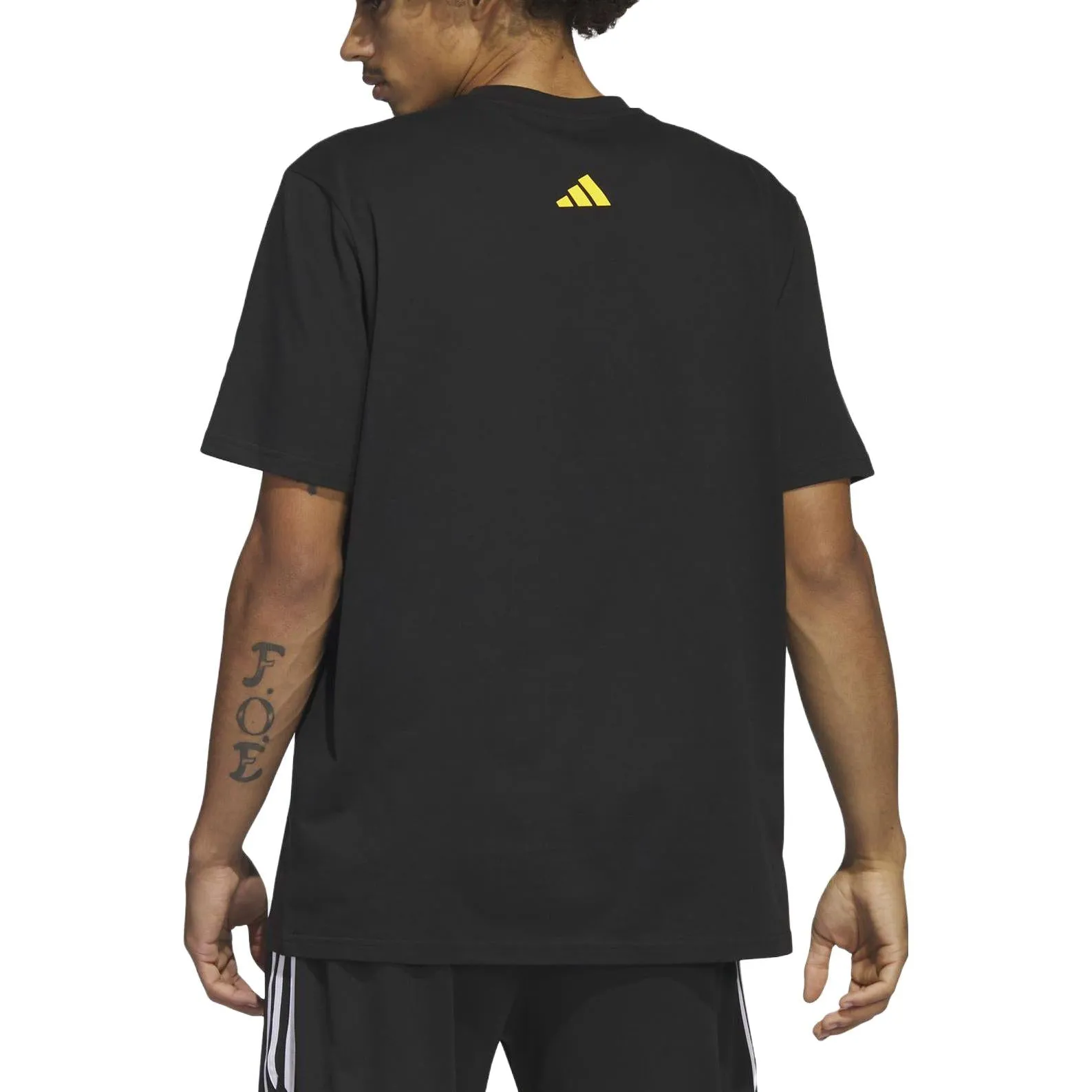 adidas FTW Link 3 T-Shirt 'Black Yellow' IA3265 sold by KicksCrew product image thumbnail 3