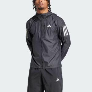 adidas Own the Run Jacket 'Black' IN1483 sold by KicksCrew