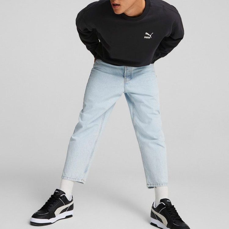Puma Classics Relaxed Crewneck Sweatshirt 'Black' 537662-01 sold by KicksCrew product image thumbnail 3