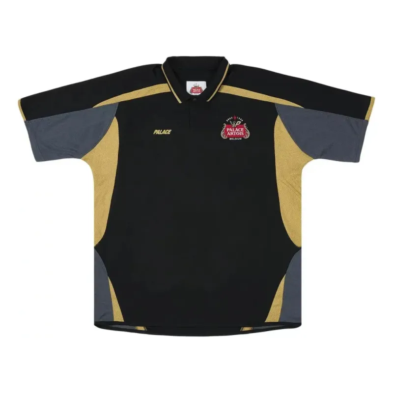 Palace x Stella Artois Tech Polo T-shirt 'Black' P26STES001 sold by KicksCrew