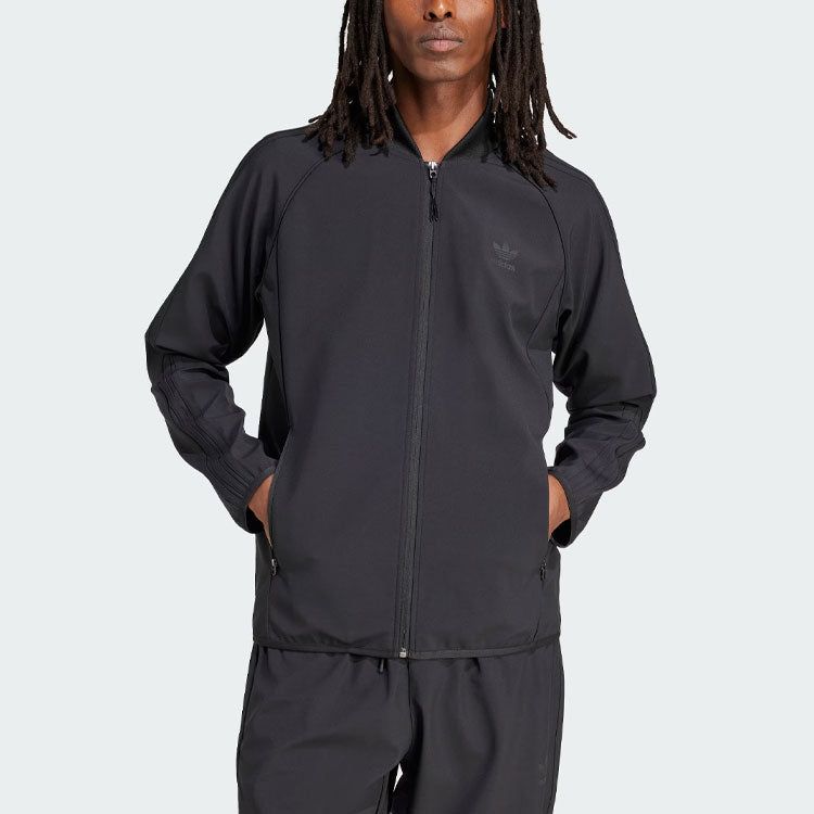 adidas Originals SST Bonded Track Top 'Black' IM9883 sold by KicksCrew product image thumbnail 2