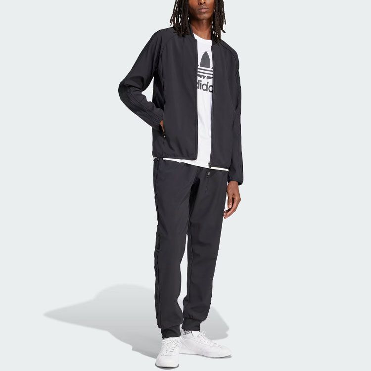 adidas Originals SST Bonded Track Top 'Black' IM9883 sold by KicksCrew product image thumbnail 4