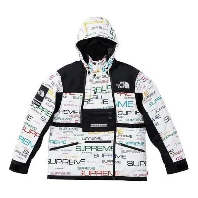 Supreme x The North Face Steep Tech Apogee Jacket 'White Black' SUP-FW21-261 sold by KicksCrew