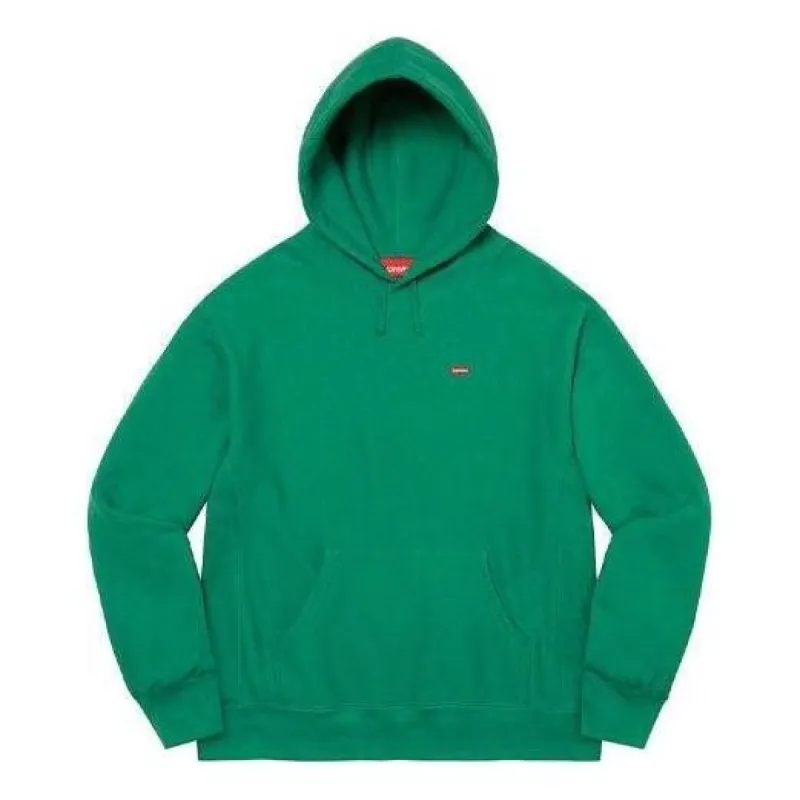 Supreme Small Box Hooded Sweatshirt 'Green Red' SUP-FW21-246 sold by KicksCrew