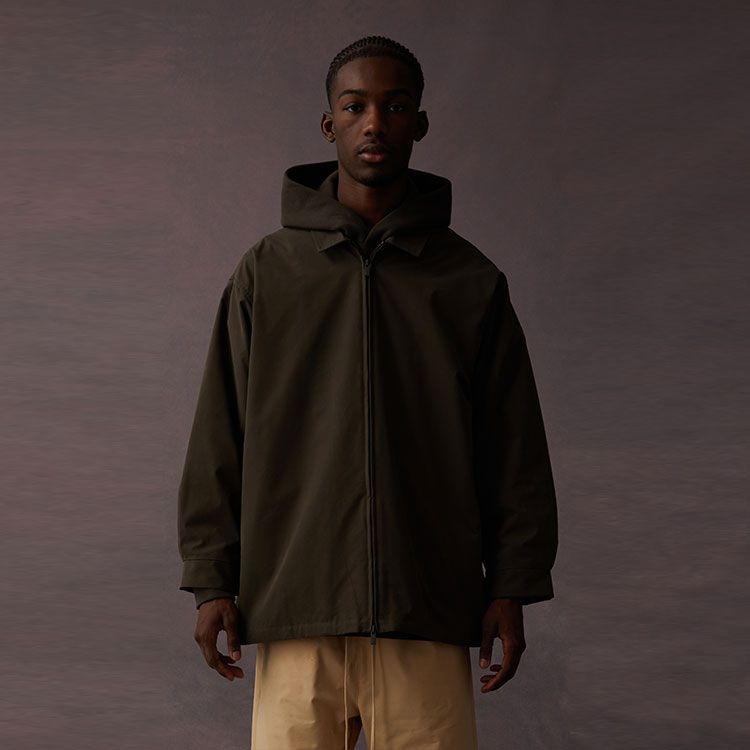Fear of God Essentials Drop2 SS23 LS Barn Jacket 'Off-Black' 202BT224190F sold by KicksCrew product image thumbnail 4