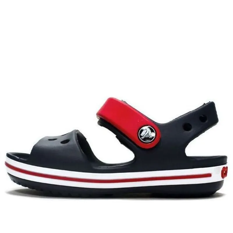 (GS) Crocs Crocband Sandals 'Navy Red' 12856-485 sold by KicksCrew