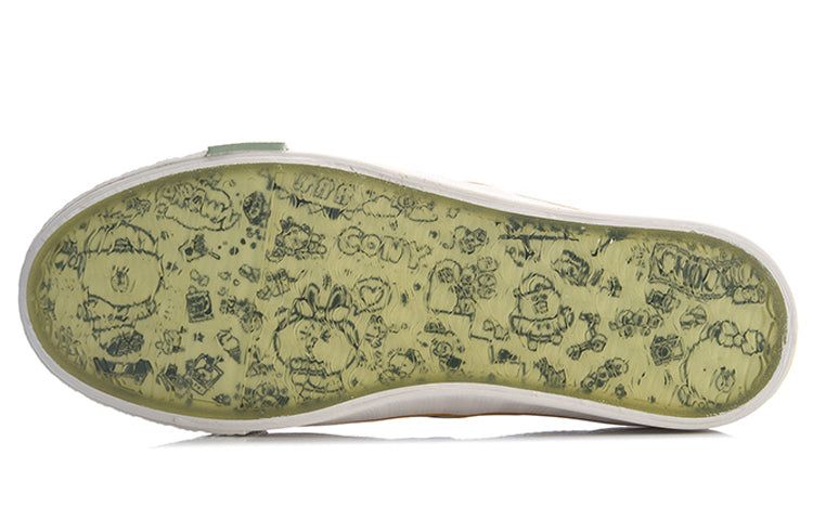 (WMNS) Li-Ning x LINE FRIENDS WeiWu Canvas Hi Shoes 'Yellow White' AGCQ594-1 sold by KicksCrew product image thumbnail 5