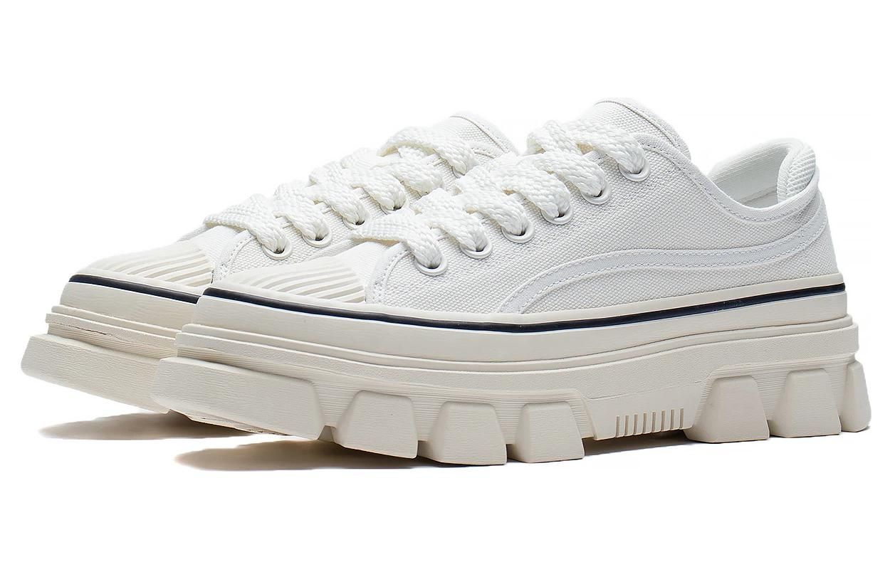 Li-Ning Casual Skate Shoes 'White' AGCS204-1 sold by KicksCrew product image thumbnail 3