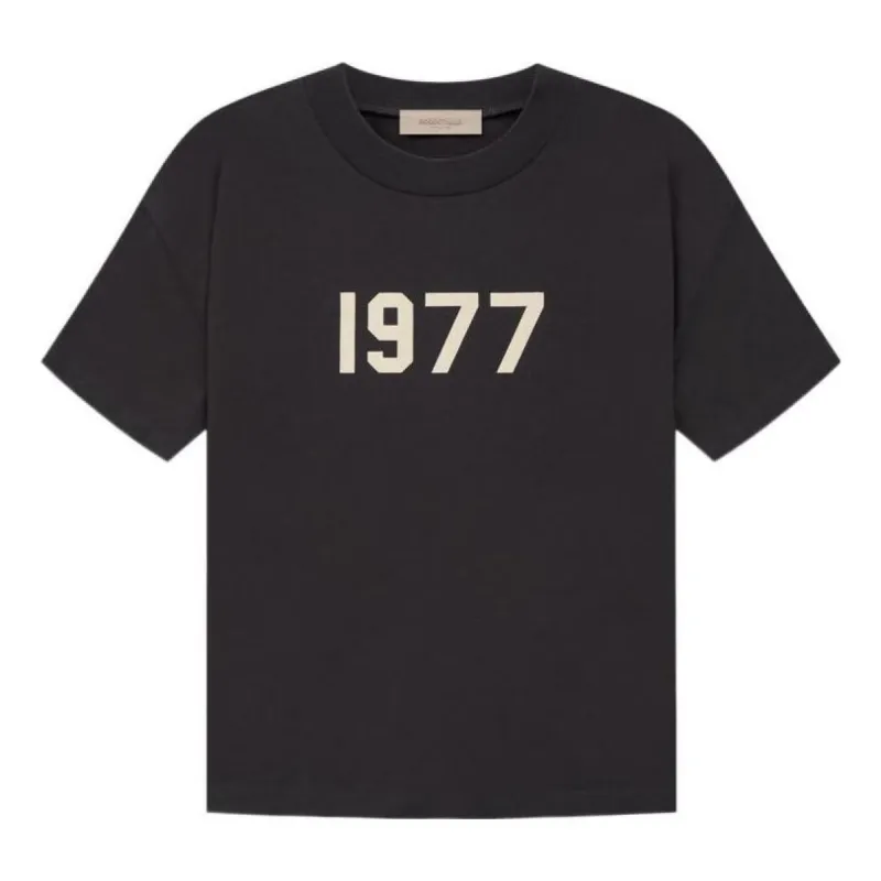 Fear of God Essentials SS22 1977 Logo Tee 'Iron' 125BT212000F sold by KicksCrew
