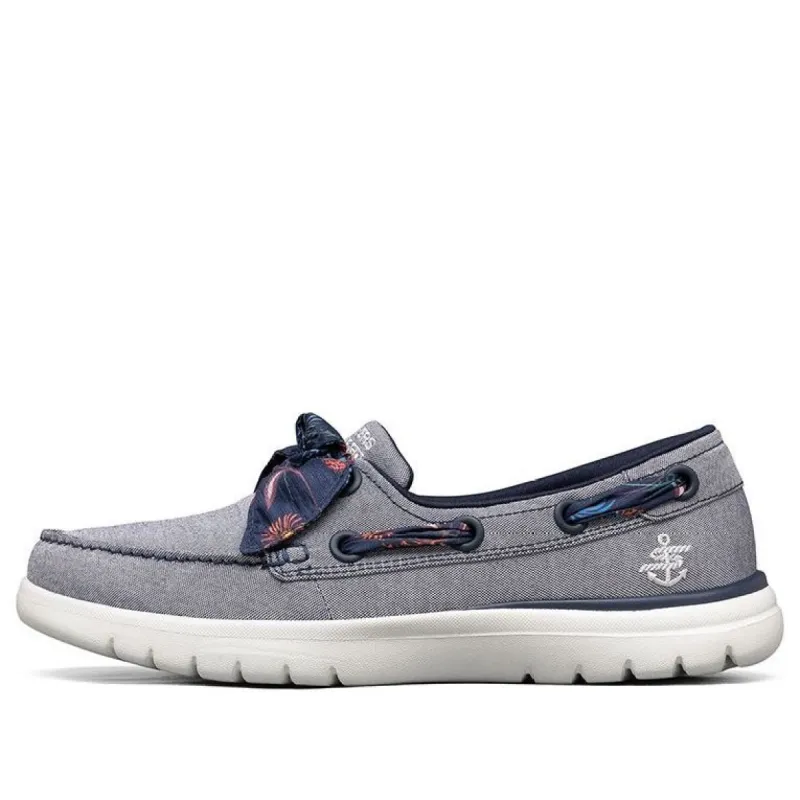 (WMNS) Skechers On the GO Flex 'Grey' 136471-NVY sold by KicksCrew