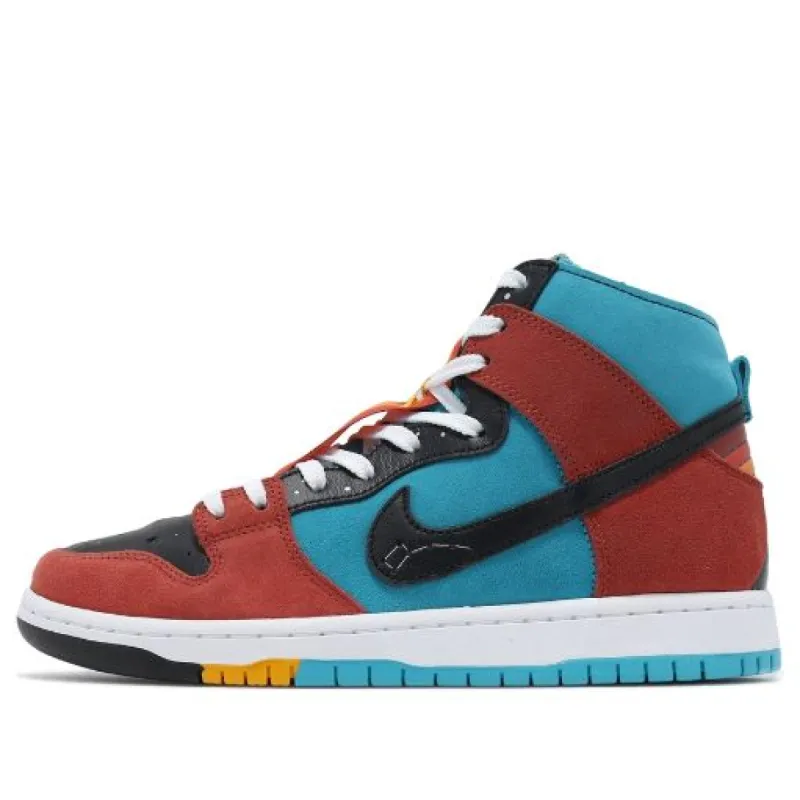 Nike SB Dunk Hi Decon QS x Diorr Greenwood 'Turquoise Blue Red' FQ1775-400 sold by KicksCrew