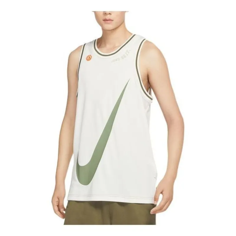 Nike Dri-FIT DNA Logo Tank 'Off-white green' DX6137-133 sold by KicksCrew