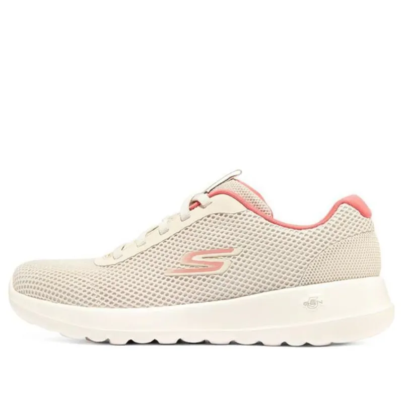 (WMNS) Skechers GOwalk Joy Light Motion 'Off White Pink' 124707-OFPK sold by KicksCrew