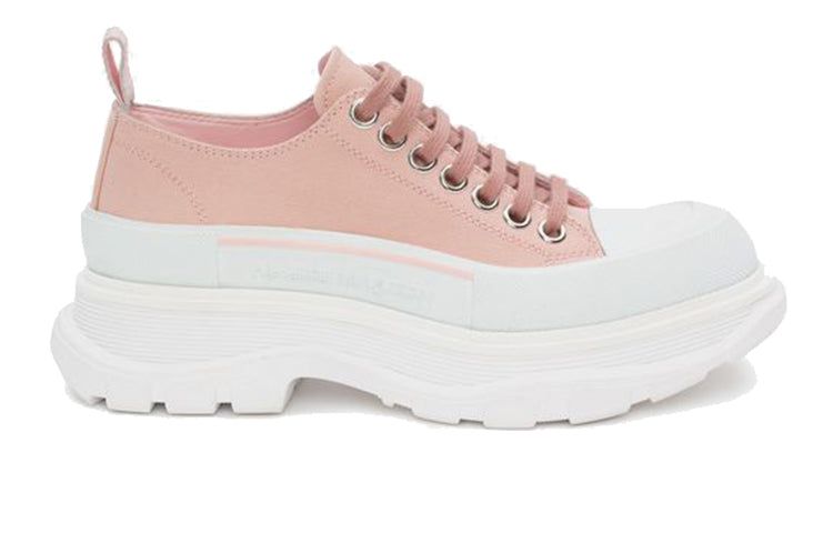 (WMNS) Alexander McQueen Tread Slick Low Lace Up 'Light Pink White' 611705W4LR19243 sold by KicksCrew product image thumbnail 2