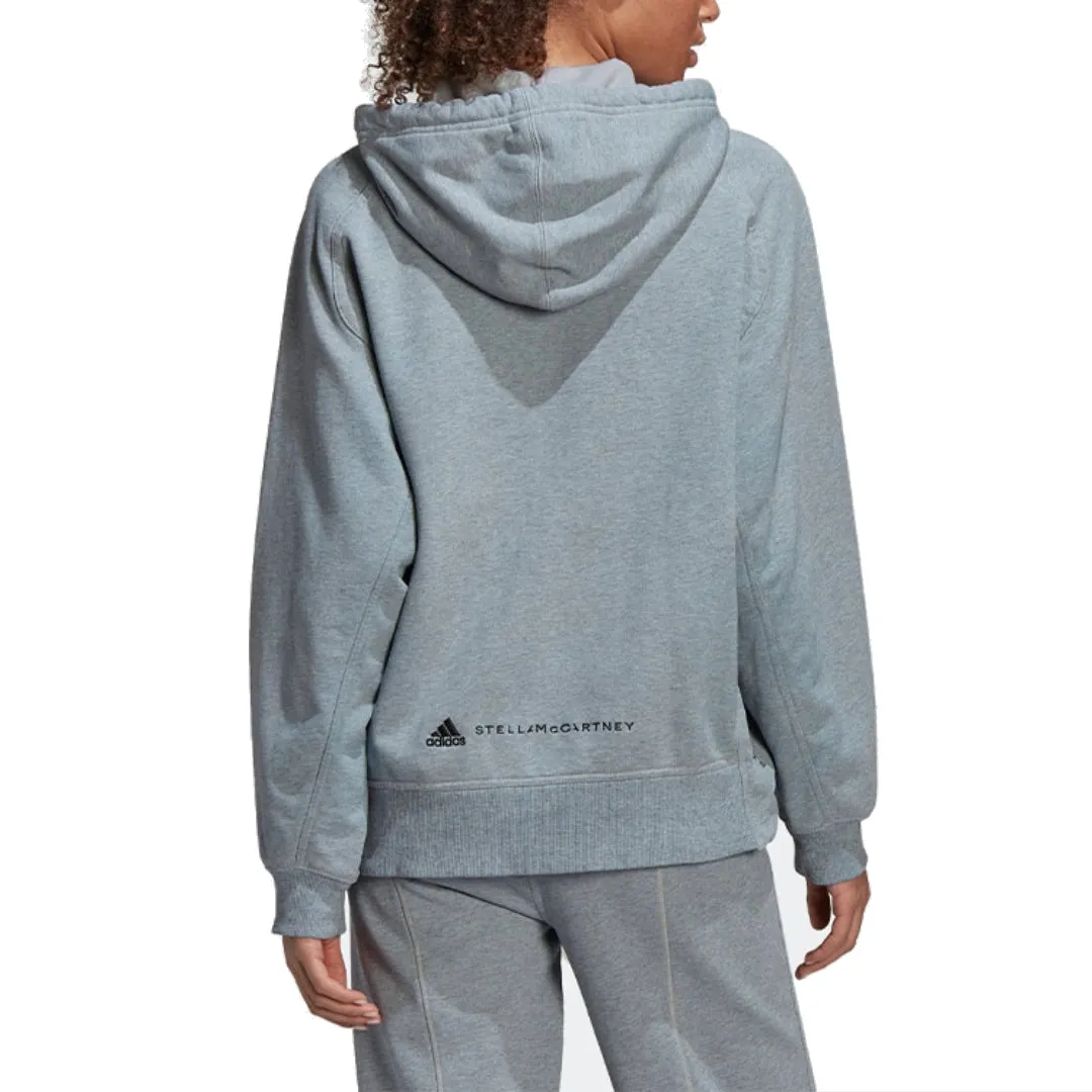 (WMNS) adidas By Stella McCartney Sportswear Fleece Jacket 'Grey' HB7405 sold by KicksCrew product image thumbnail 2