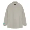Fear of God Essentials Nyon Filled Shirt Jacket 'Seal' 202SP244495F sold by KicksCrew