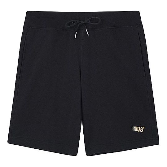 New Balance Logo Print Shorts 'Black' AMS01517-BK sold by KicksCrew