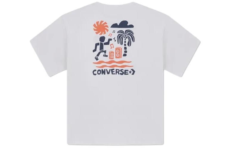 Converse Festival Vibe T-Shirt 'White' 10026424-A03 sold by KicksCrew product image thumbnail 2