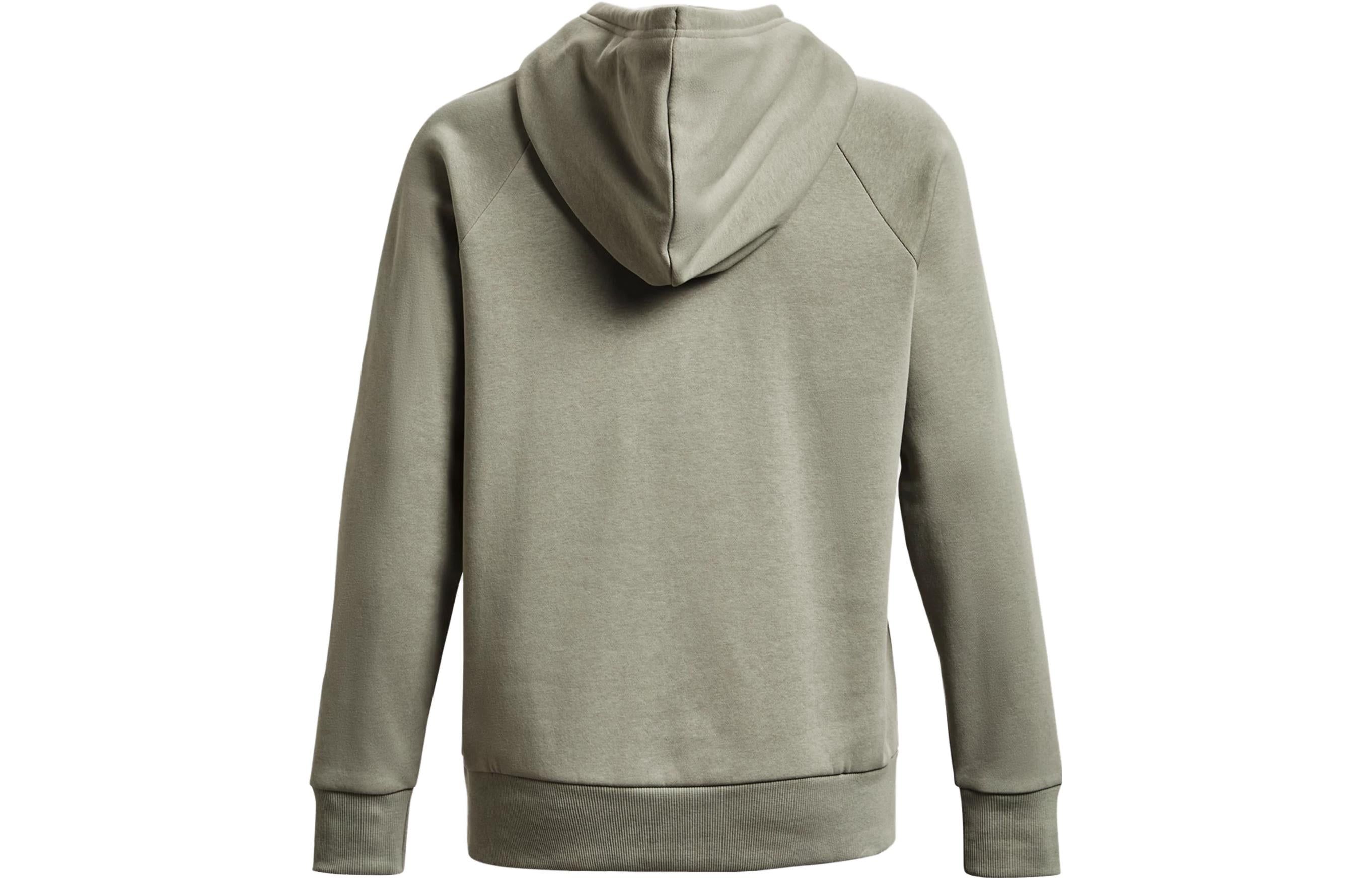 (WMNS) Under Armour Rival Fleece Antler Hoodie 'Light Green' 1380262-504 sold by KicksCrew product image thumbnail 2