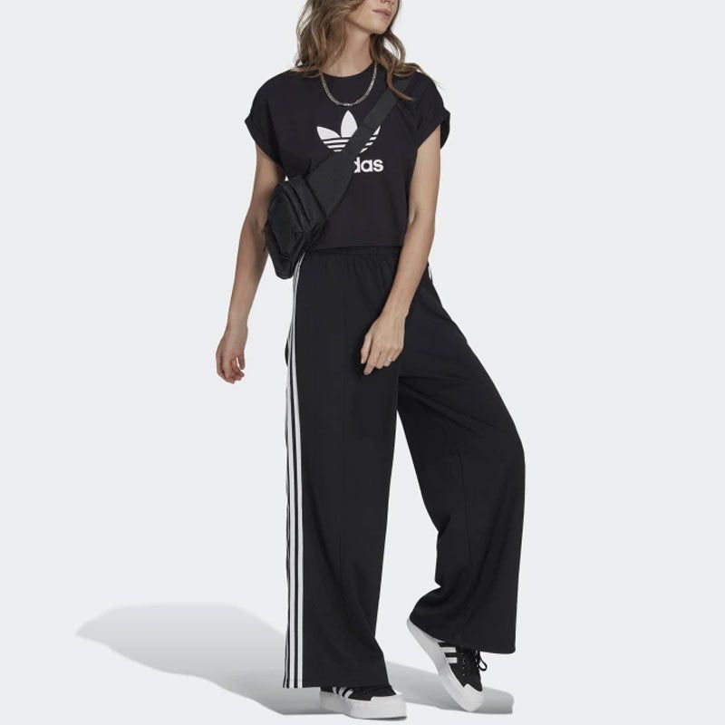 Adidas Originals Adicolor Classics Wide Leg Joggers 'Black' IB5911 sold by KicksCrew product image thumbnail 4
