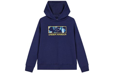 (GS) Under Armour Picture Printed Hoodie 'White' 234103140 sold by KicksCrew