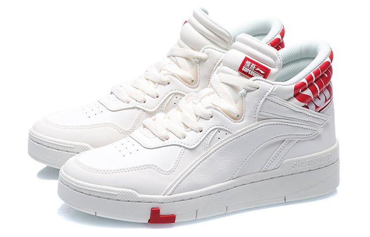(WMNS) Li-Ning Superwave Mid 'White Red' AGCQ238-1 sold by KicksCrew product image thumbnail 3