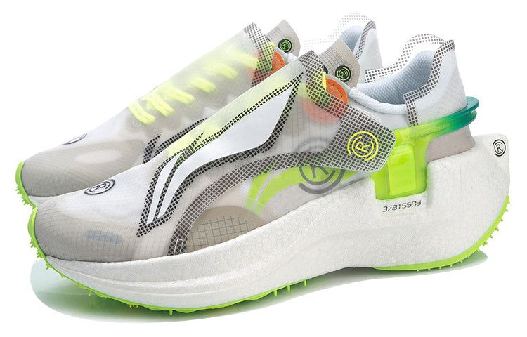 (WMNS) Li-Ning Wind Range CRC 'White Green' ARHR096-2 sold by KicksCrew product image thumbnail 3