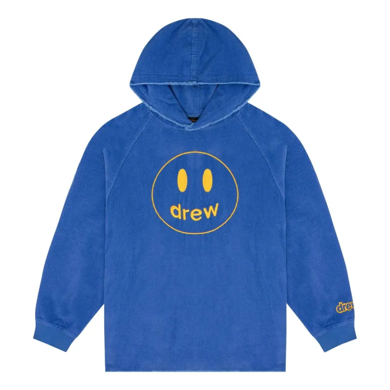 Drew House Corduroy Hoodie 'Blue' DH-SS23-010 sold by KicksCrew