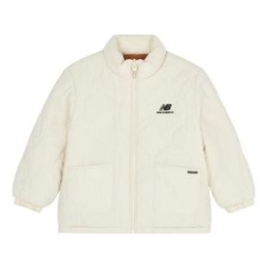 (GS) New Balance Lifestyle Jacket 'White' 4DD36043-BEI sold by KicksCrew