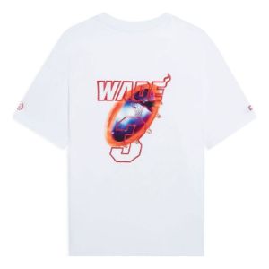 Li-Ning x MARVEL Way Of Wade Graphic T-shirt 'White' AHSS675-2 sold by KicksCrew