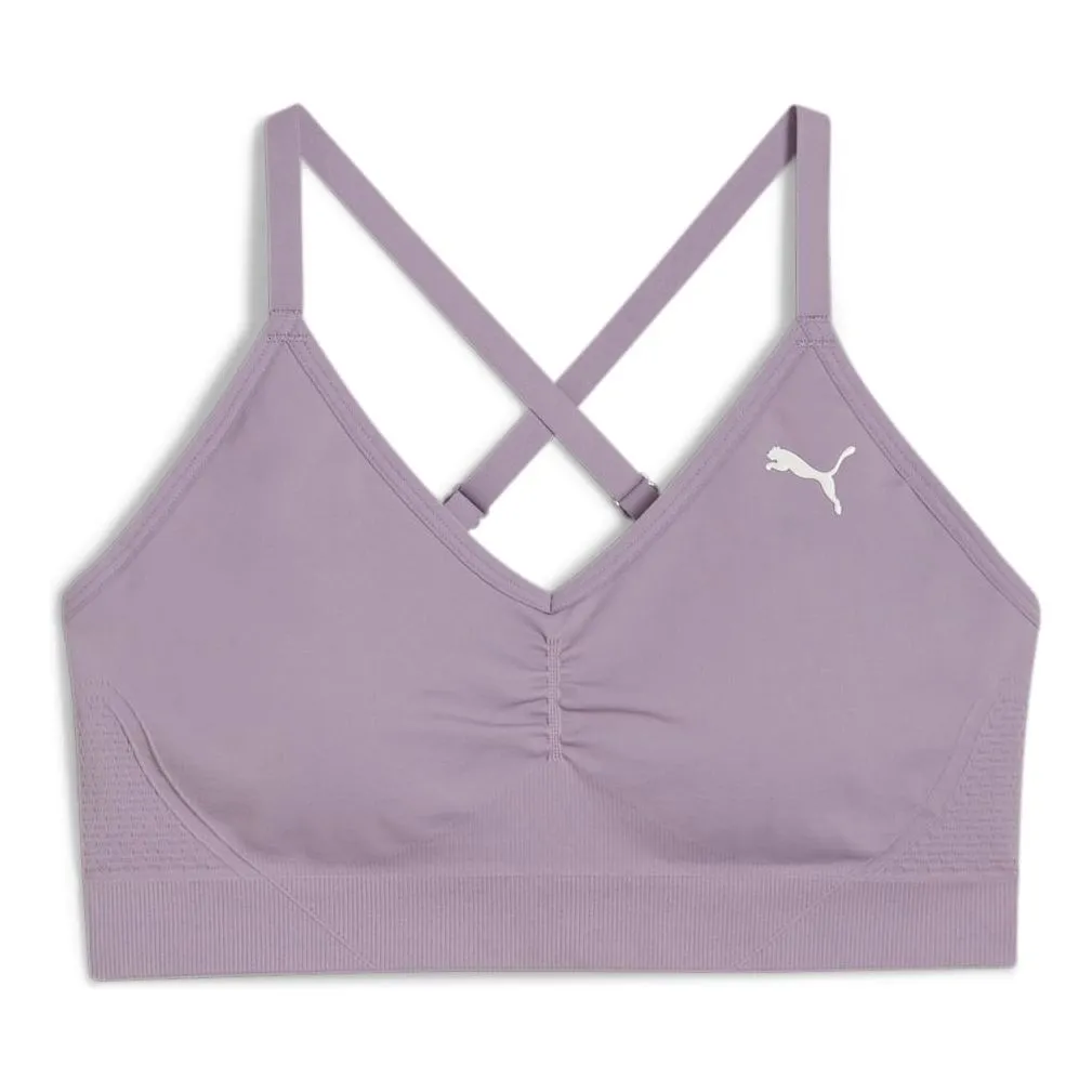 (WMNS) PUMA Move Shapeluxe Seamless Bra 'Pale Plum' 524362-30 sold by KicksCrew