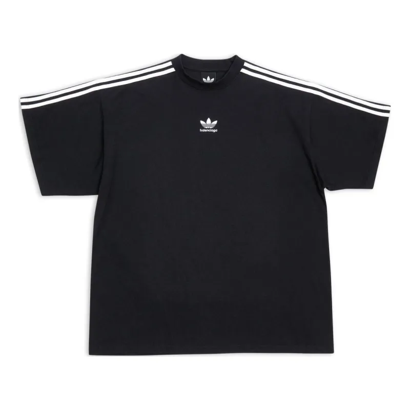 Balenciaga x adidas T-Shirt Oversized 'Black' 739101TNVA68482 sold by KicksCrew