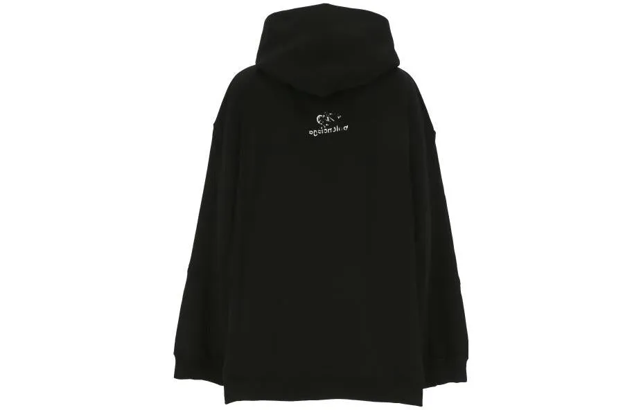 Balenciaga New Logo Popover Hoodie 'Black White' 570811TNVH21070 sold by KicksCrew product image thumbnail 2