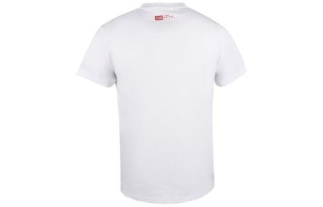Li-Ning Lifestyle Sportswear Premium Tee 'White Red' AHSS983-3 sold by KicksCrew