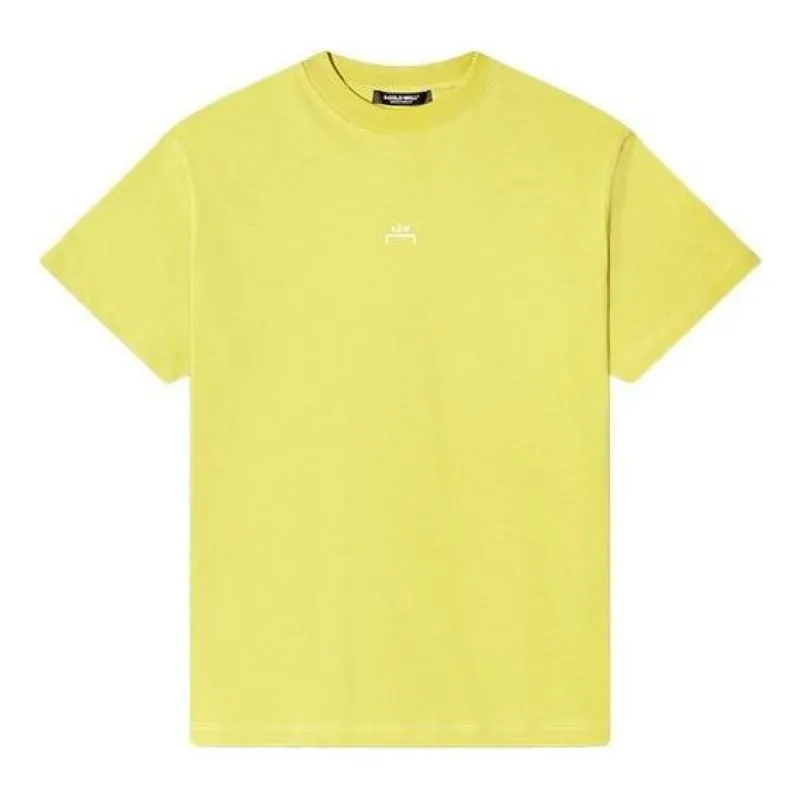 A-COLD-WALL* Logo Print T-shirt 'Yellow' ACWMTS084-GROCH sold by KicksCrew