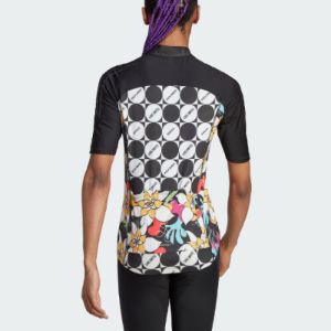 adidas x Rich Mnisi The Cycling Short Sleeve Jersey 'Black' IA2166 sold by KicksCrew