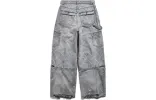 Balenciaga Bal Diagonal Allover Cargo Pants 'Light Blue' 767971TDW144979 sold by KicksCrew