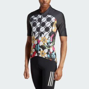adidas x Rich Mnisi The Cycling Short Sleeve Jersey 'Black' IA2166 sold by KicksCrew