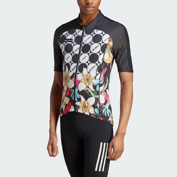 adidas x Rich Mnisi The Cycling Short Sleeve Jersey 'Black' IA2166 sold by KicksCrew product image thumbnail 2
