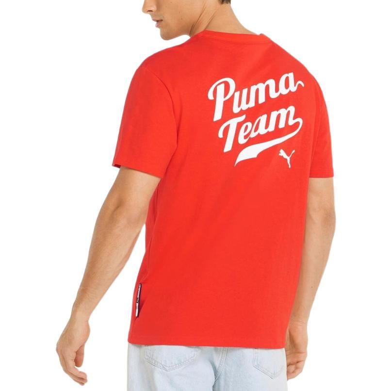 Puma Word Team Graphic Tee 'Red' 536929-95 sold by KicksCrew product image thumbnail 5