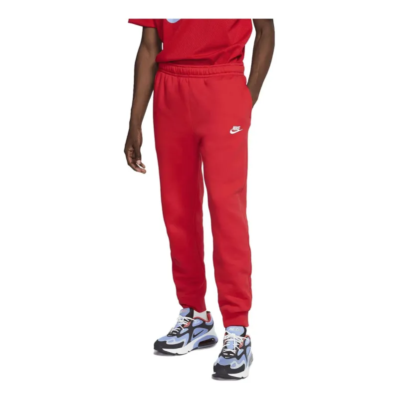 Nike NSW Club Fleece Pants 'Red' BV2671-657 sold by KicksCrew