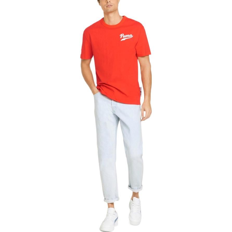Puma Word Team Graphic Tee 'Red' 536929-95 sold by KicksCrew product image thumbnail 3