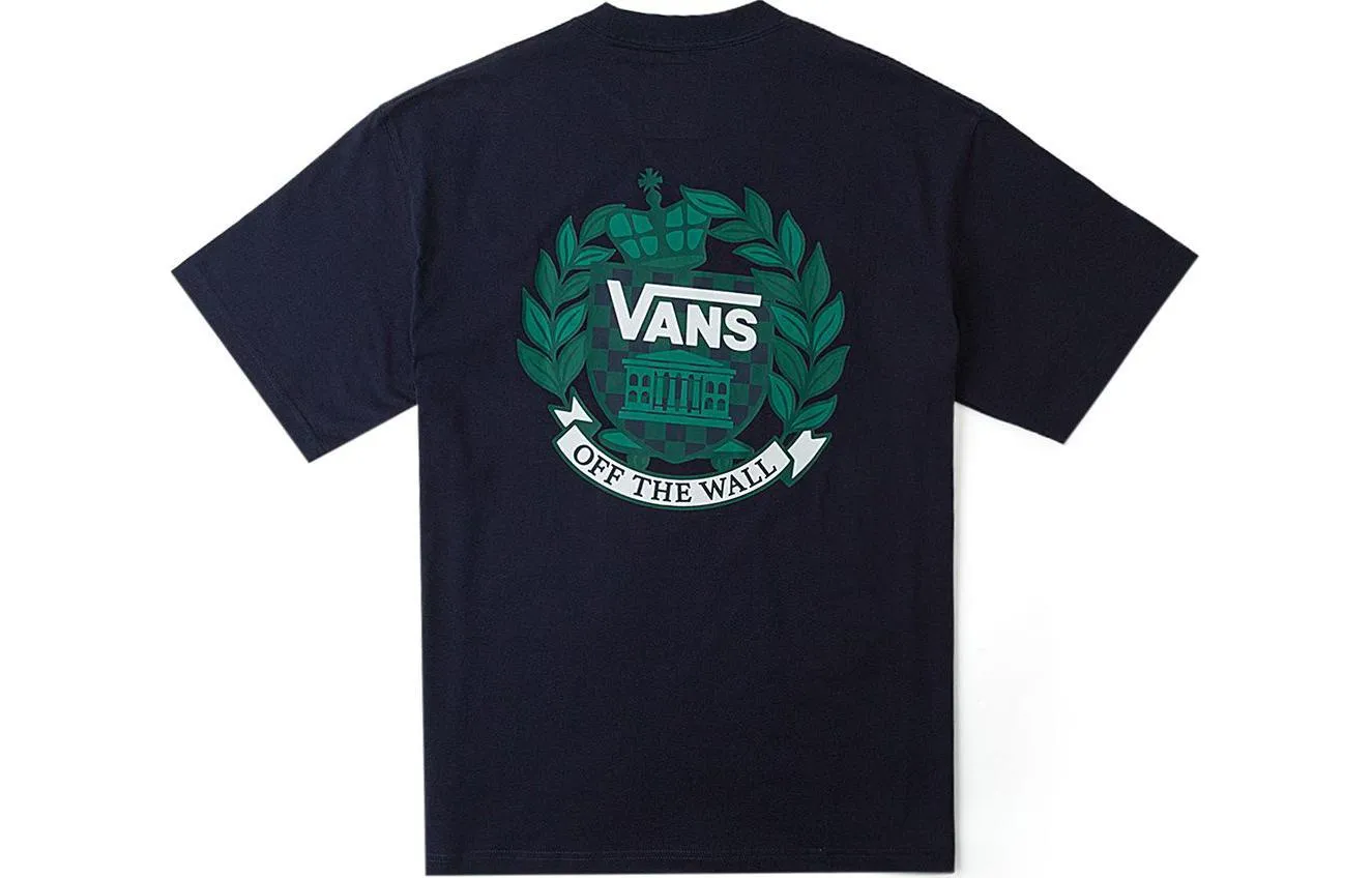 Vans Classic Graphic T-shirt 'Navy Green' VN000JEFDNC sold by KicksCrew product image thumbnail 2