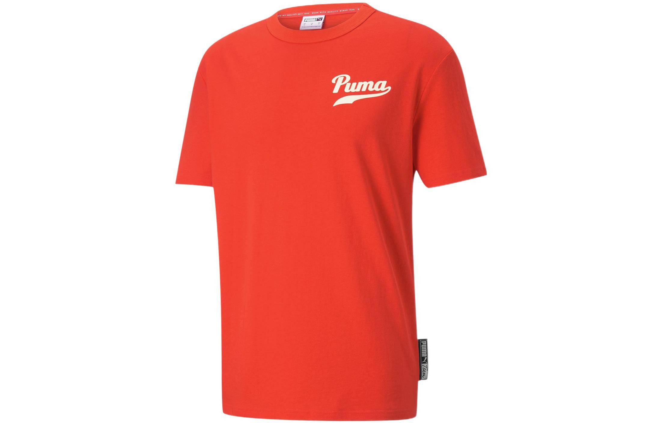 Puma Word Team Graphic Tee 'Red' 536929-95 sold by KicksCrew product image thumbnail 2