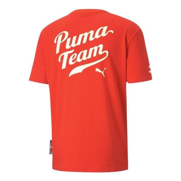 Puma Word Team Graphic Tee 'Red' 536929-95 sold by KicksCrew