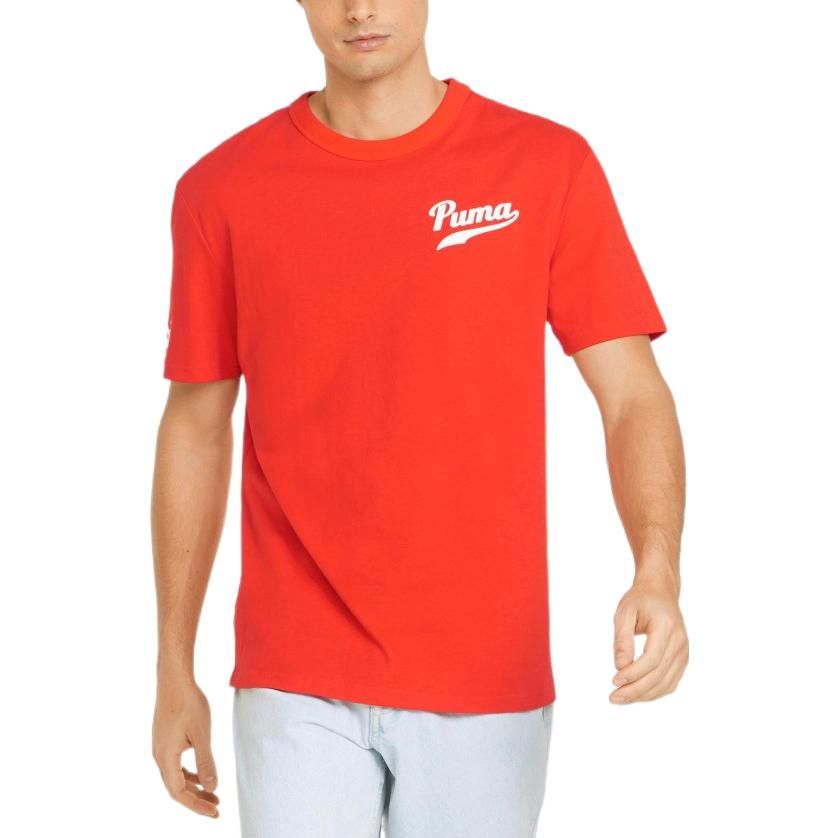 Puma Word Team Graphic Tee 'Red' 536929-95 sold by KicksCrew product image thumbnail 4