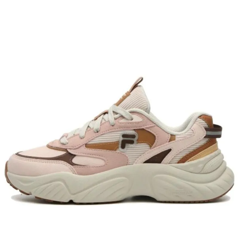 (WMNS) FILA FUSION Conch Sneakers 'Pink Tan' T12W341609FSC sold by KicksCrew