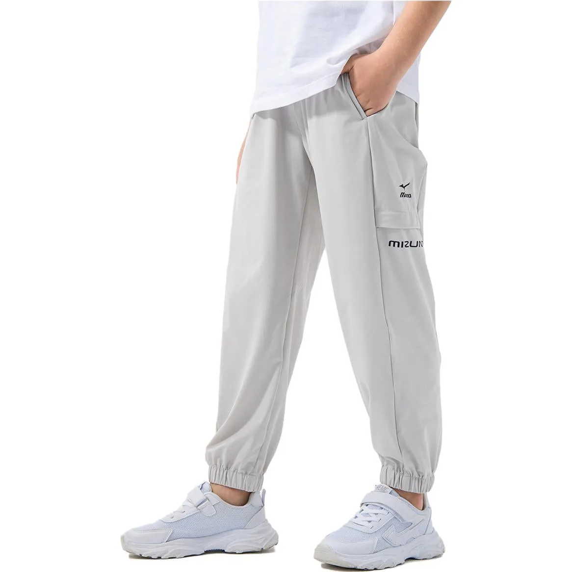 (GS) Mizuno Sportswear Pants 'Grey' CK2243 sold by KicksCrew product image thumbnail 3